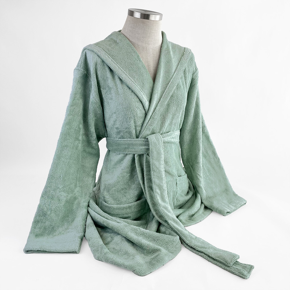 Accappatoio Monaco leggero - Aloe 