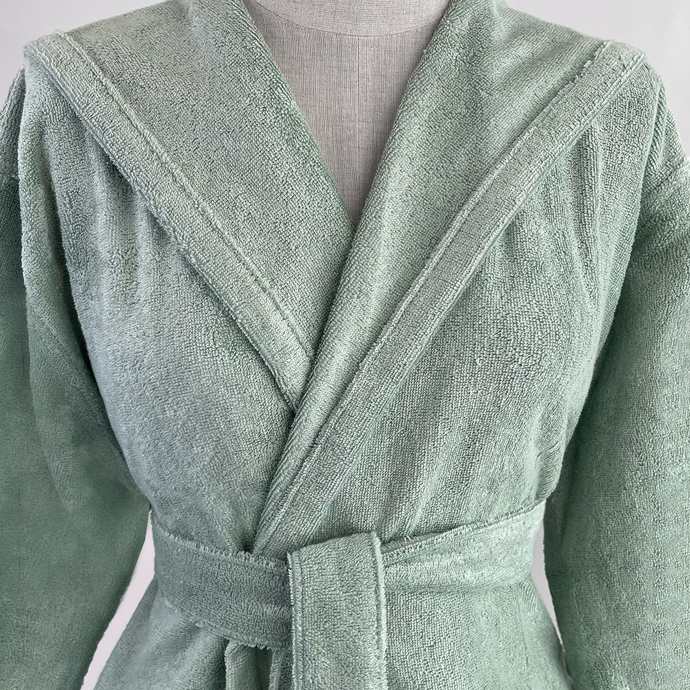 Accappatoio Monaco leggero - Aloe 