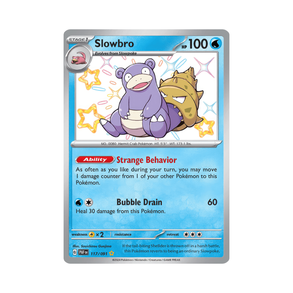 117/091 Slowbro Shiny (ITA)  Destino di Paldea | ZAFFIRO GAMES S.R.L.
