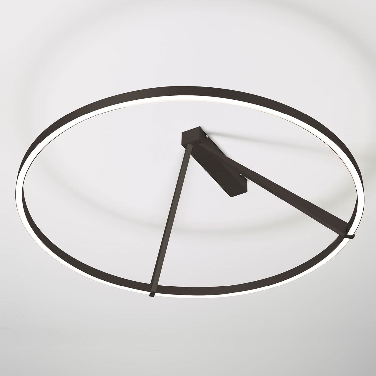 MERIDIANA PLAFONIERA Ø80 BRONZO 51W 3000K-4000K DIMMERABILE