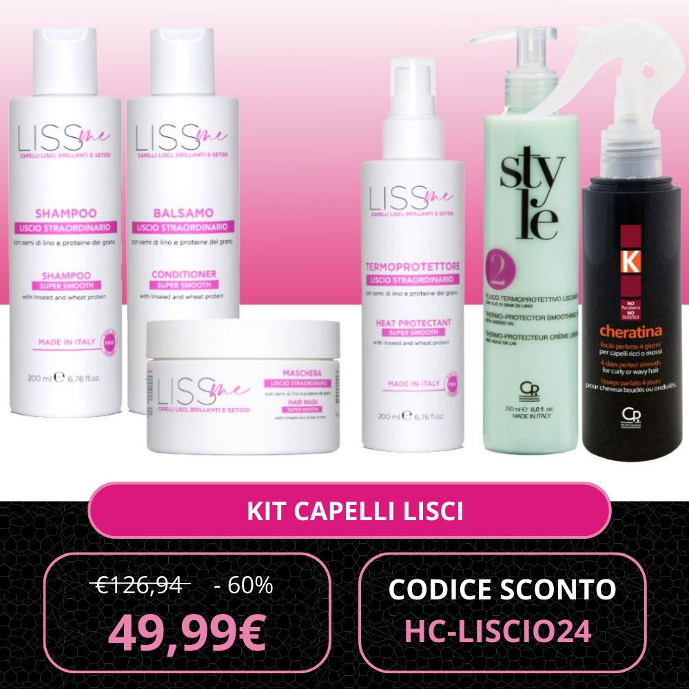 Kit Pro Capelli Lisci