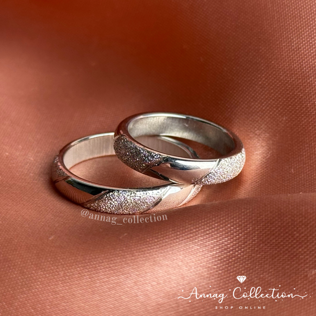 Fede Nuziale Oro Fedi Nuziali In Argento 925 Laminato Oro - Coppia Di Anelli Per Matrimonio O Fidanzamento Fedine Matrimonio Italiane