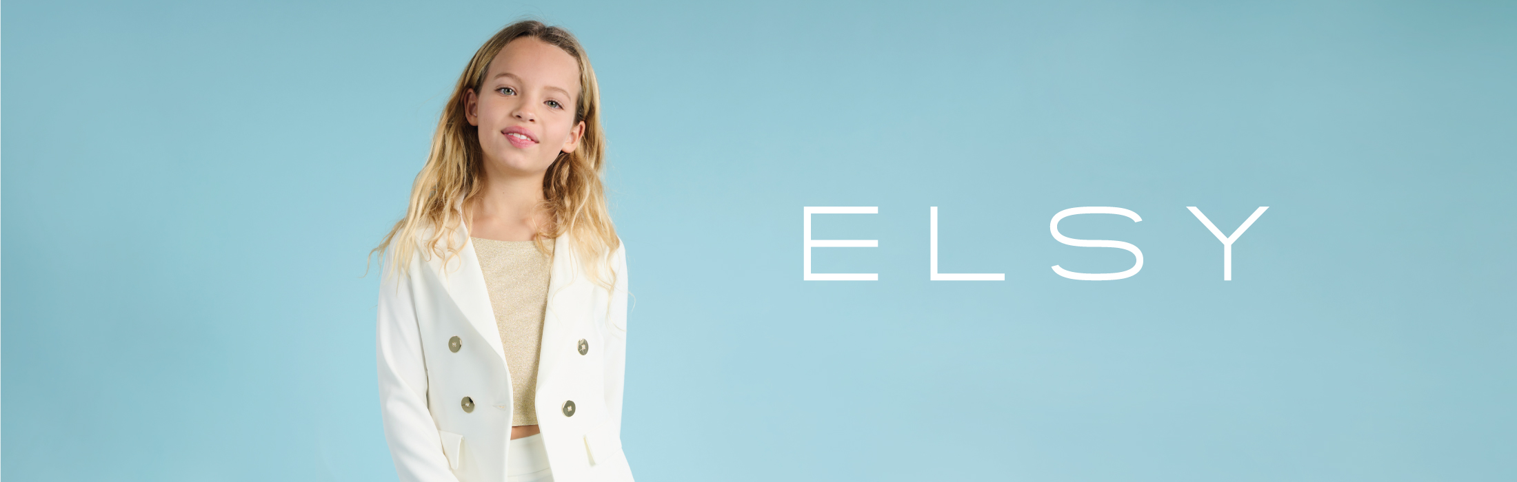 Elsy - Girls Green Crêpe Blazer