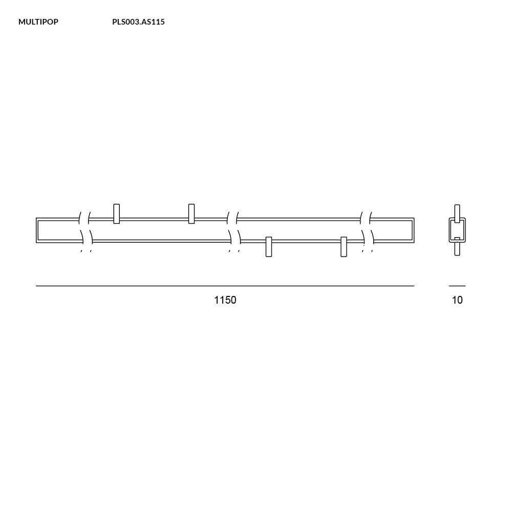 MULTIPOP ASTA 115CM SABBIA