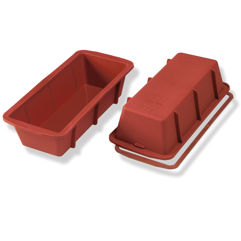 Vinino Quadratische Silikon-Kuchenform – 20,3 Cm, Metallverstärkt, BPA-frei, Backofengeeignet