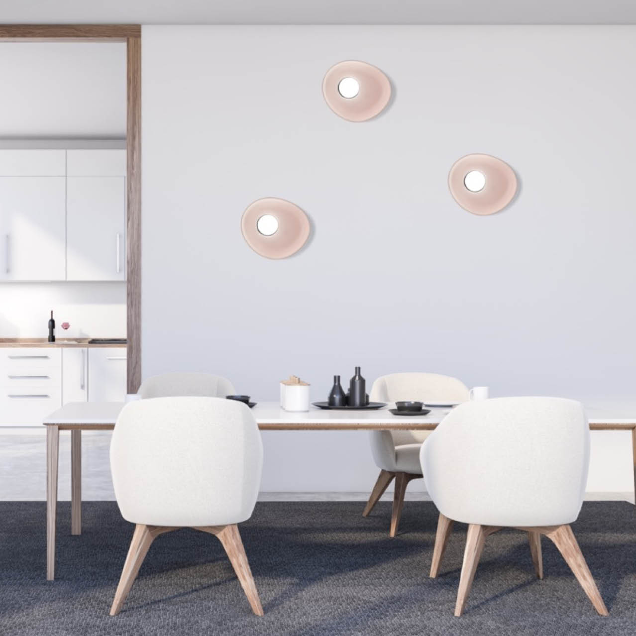 RELOAUX SINGOLA ROSA 1x12W LED GX53