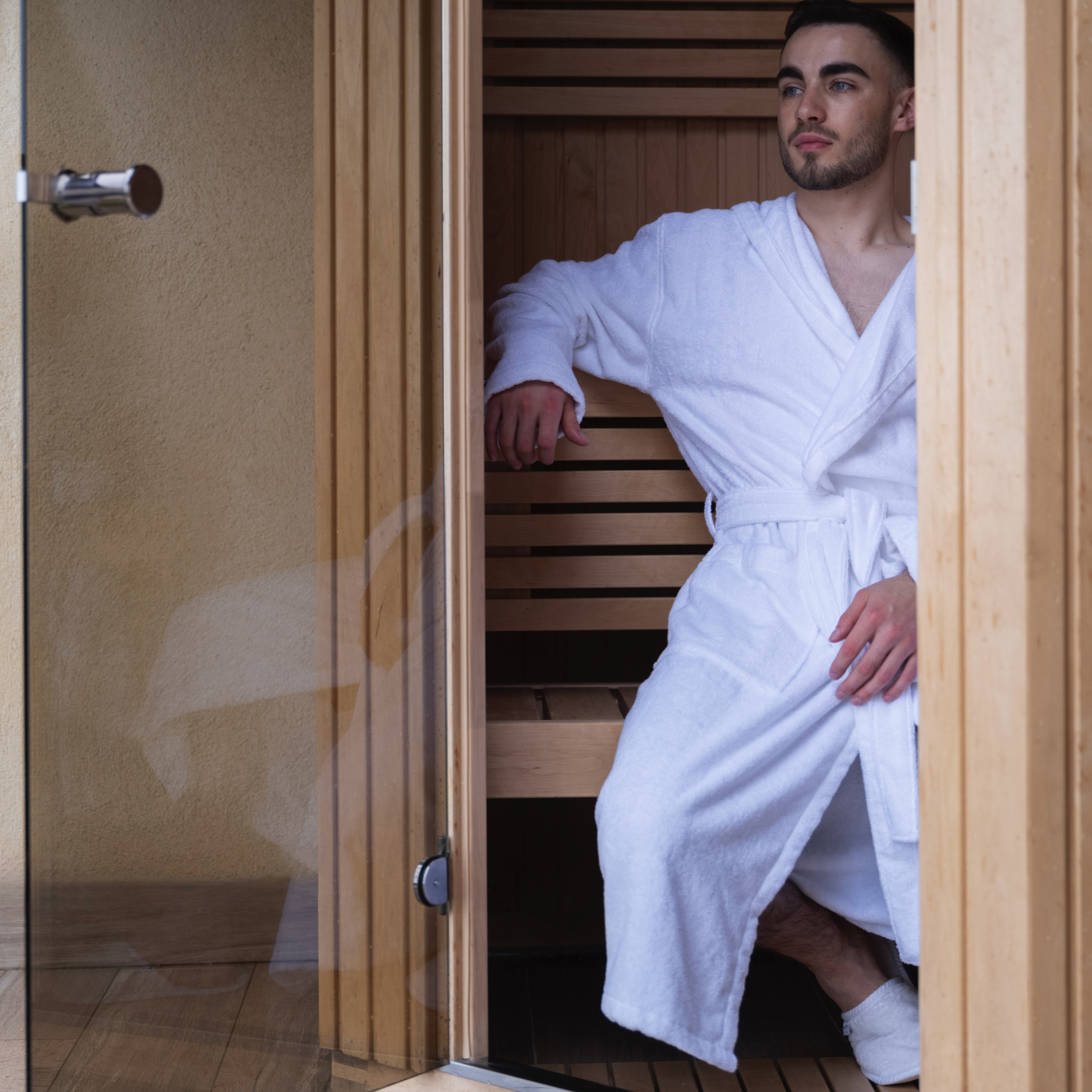 Accappatoio Monaco leggero - 10 colori 