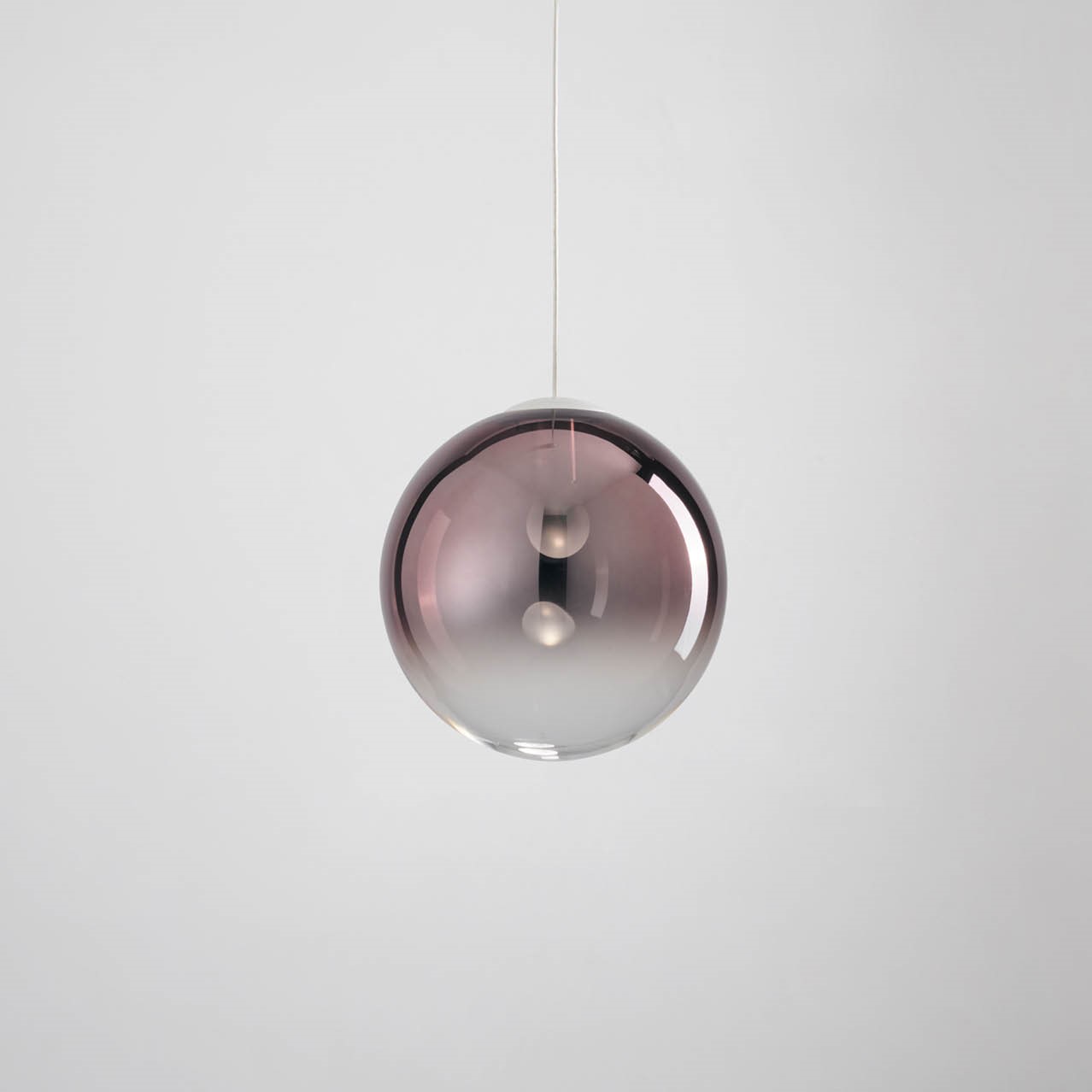 BUBBLES DIFFUSORE IN VETRO Ø20 CM RAME
