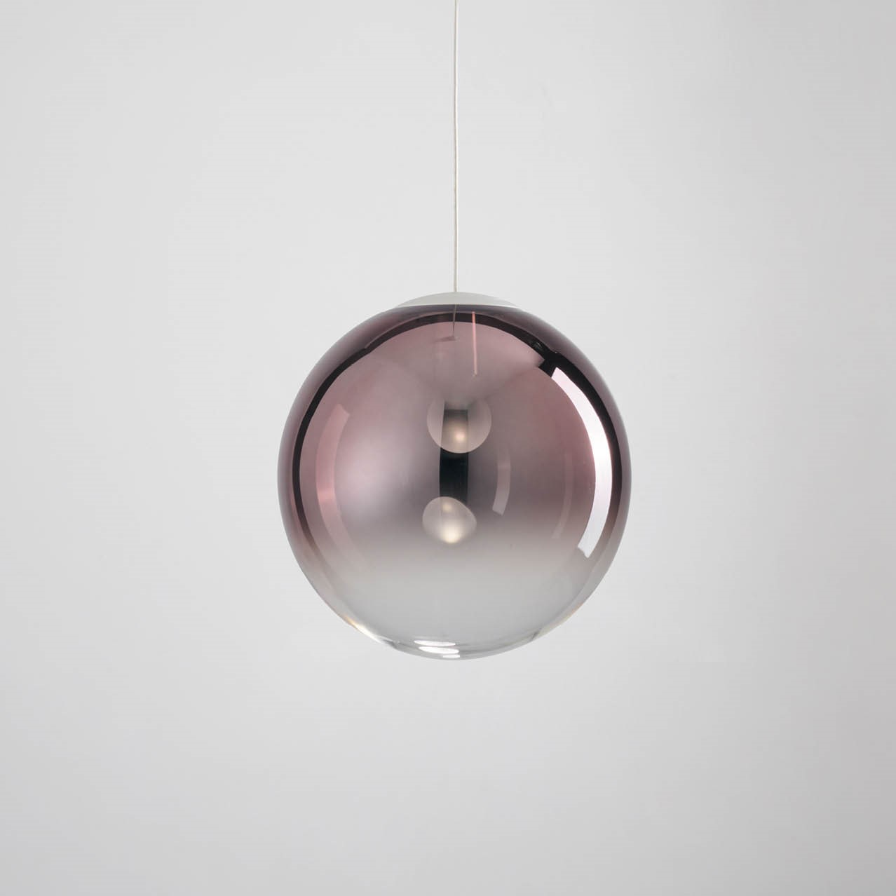 BUBBLES DIFFUSORE IN VETRO Ø25 CM RAME