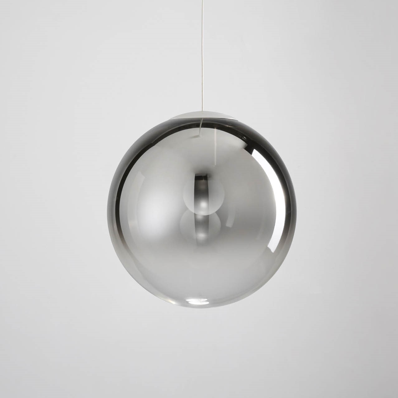 BUBBLES DIFFUSORE IN VETRO Ø30 CM CROMO