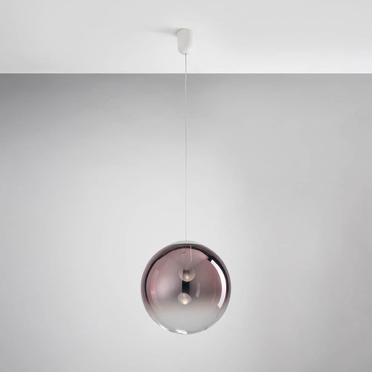 BUBBLES DIFFUSORE IN VETRO Ø30 CM RAME