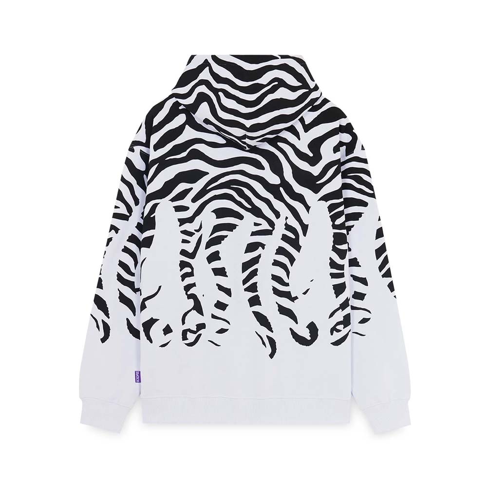 OCTOPUS Felpa Con Cappuccio Hoodie Zebra 