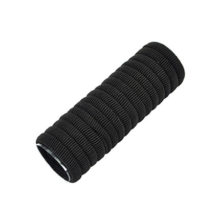 Elastici basic neri sottili 16 pz