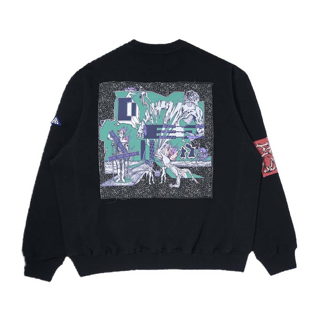 DEVA STATES Felpa Girocollo Crewneck Digital Corruption 