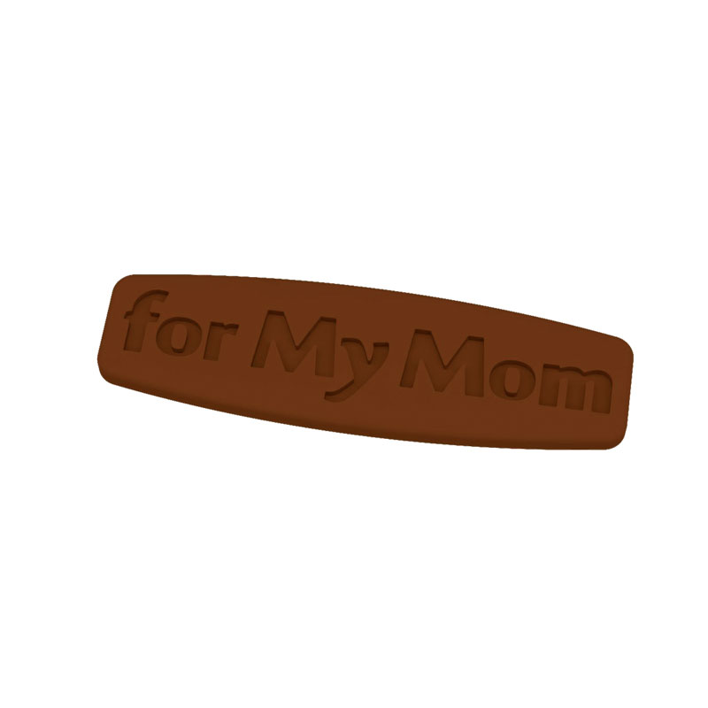 Mould for ''For my mom'' nameplate