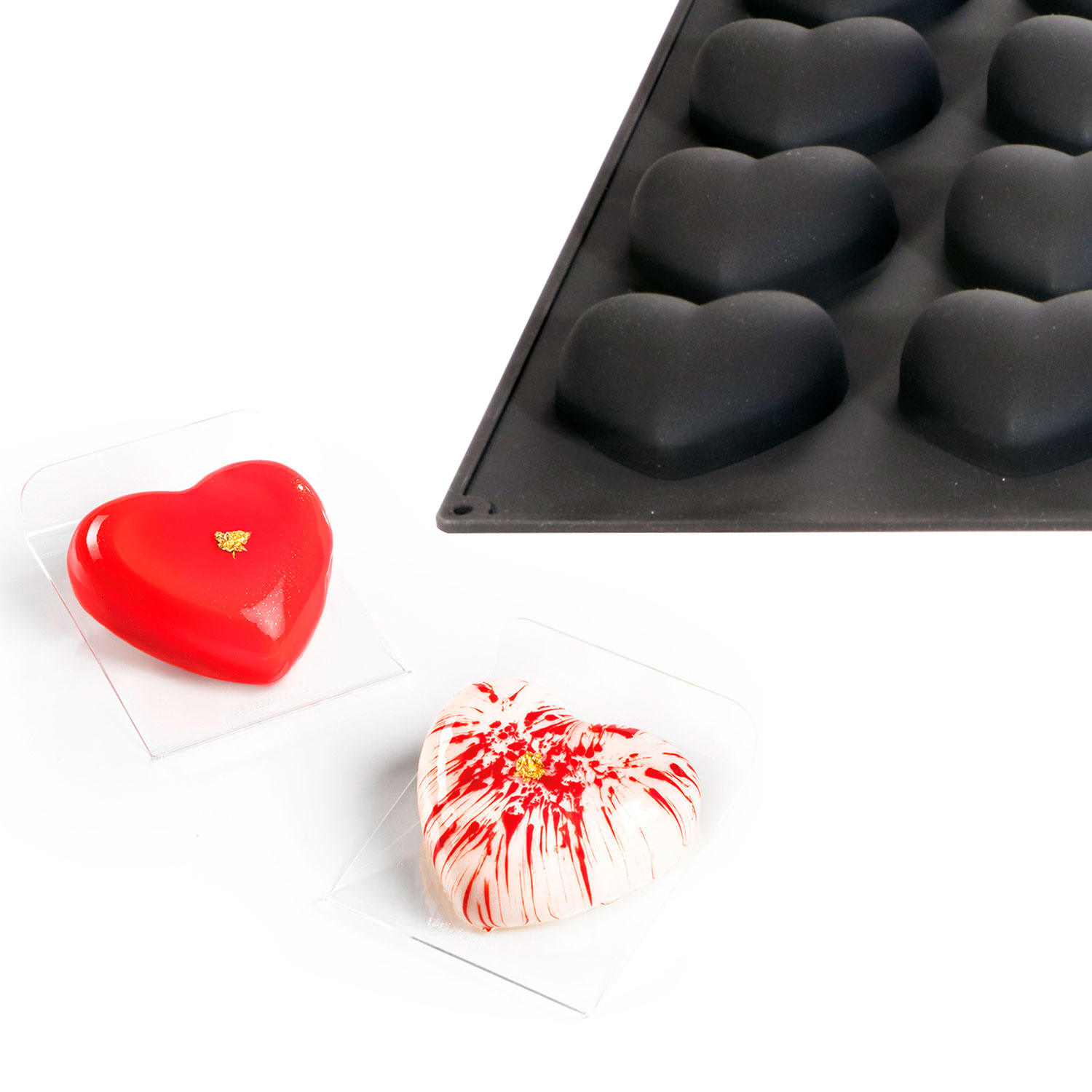 Love heart silicone mould best sale