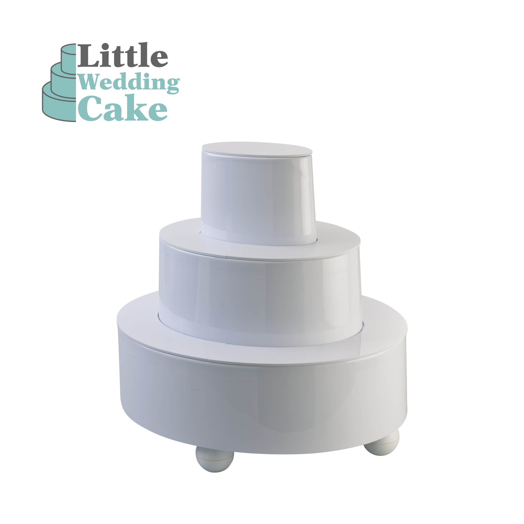 Set for small wedding cakes - Oval