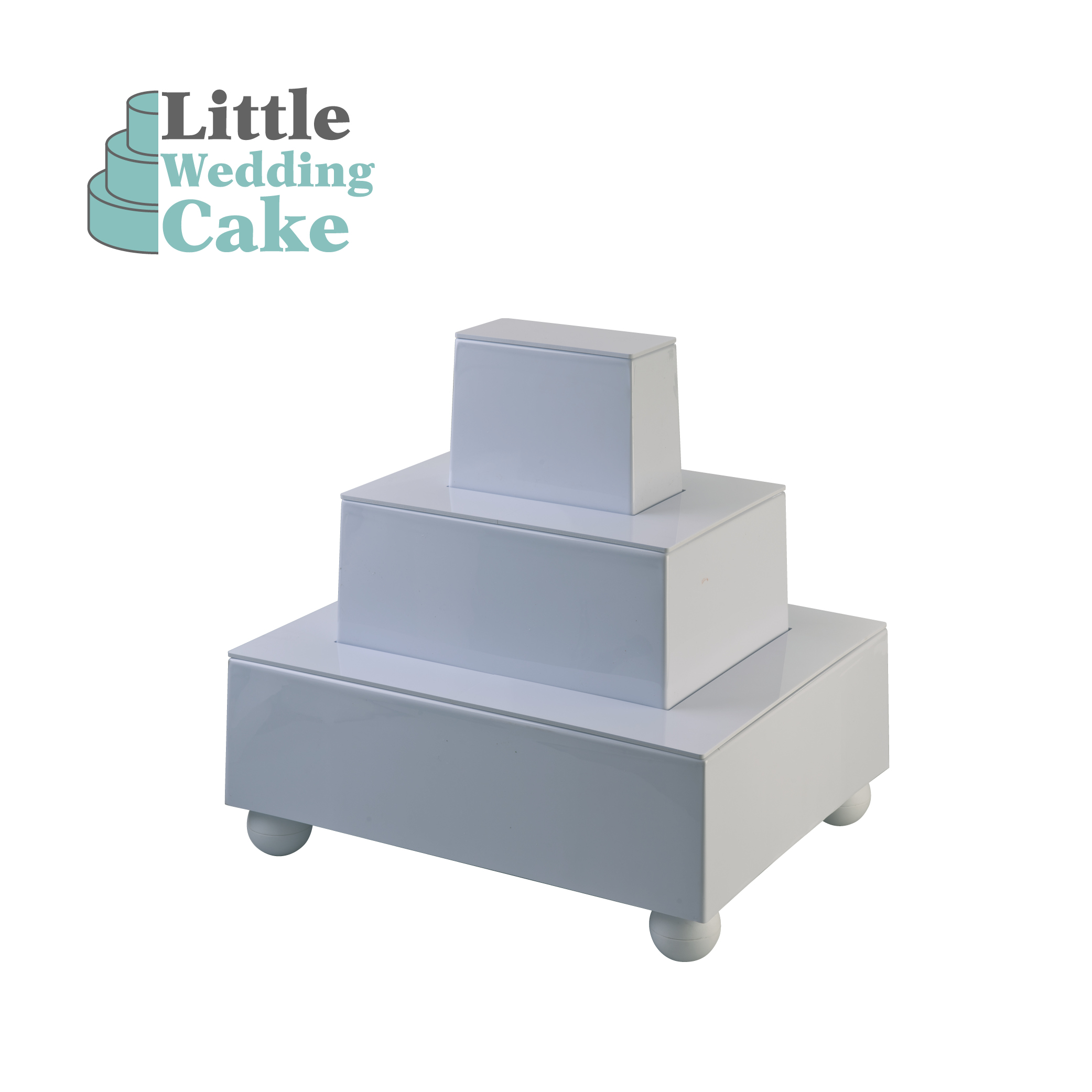 Set for small wedding cakes - Rectangular