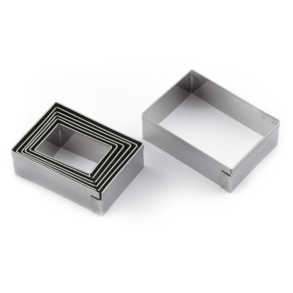 Set of rectangular pasta cutters