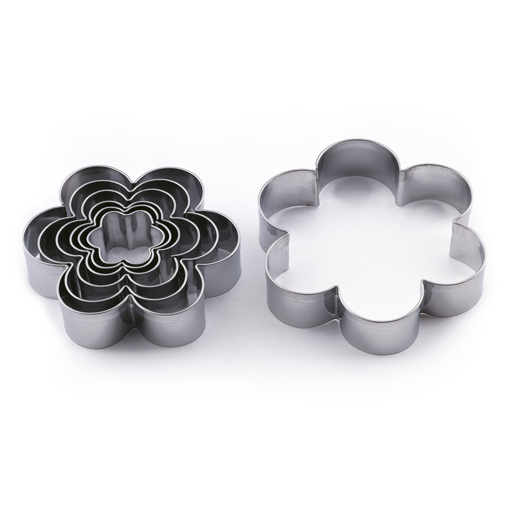 Set di tagliapasta fiore a 6 petali