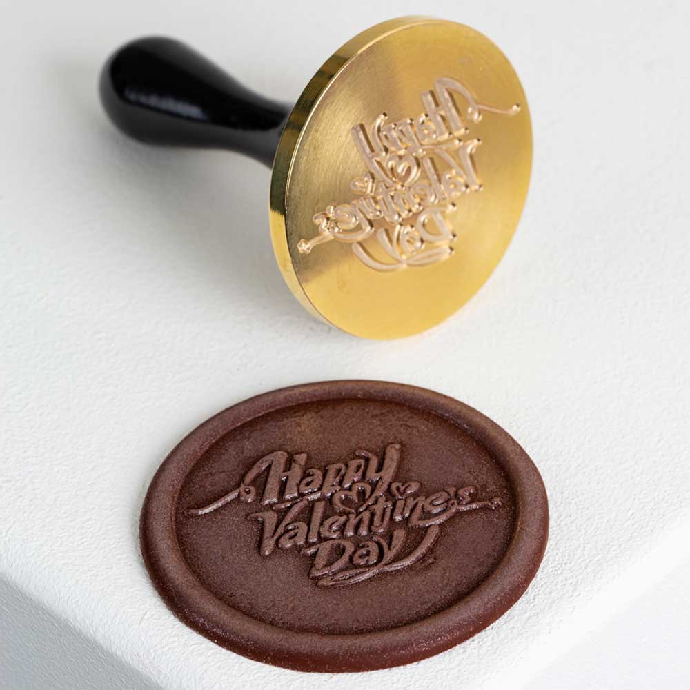 Happy Valentine Chocolate Stamp Large Martellato Martellato