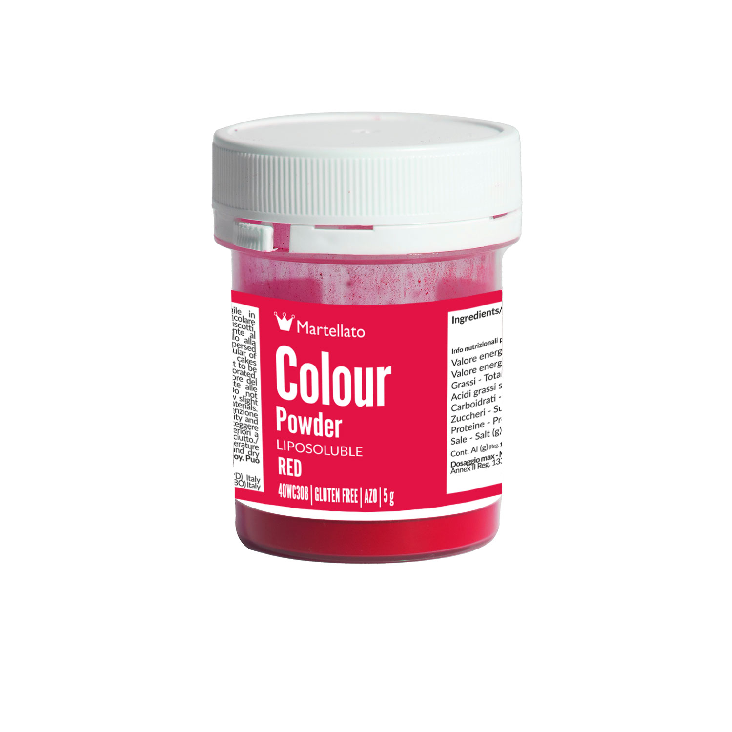 Color Dust Liposolubile - Rosso