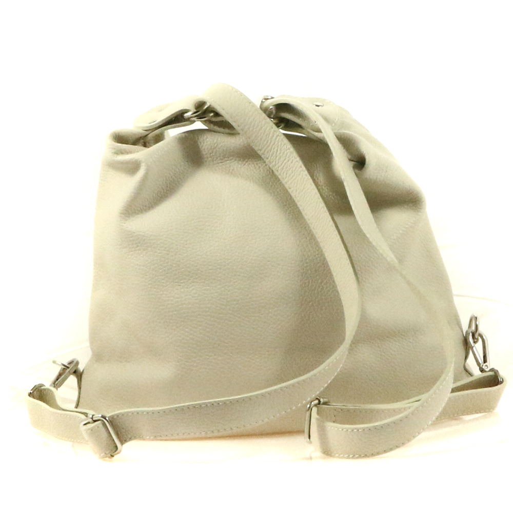 Manrico Delia Borsa a spalla trasformabile a zaino Beige