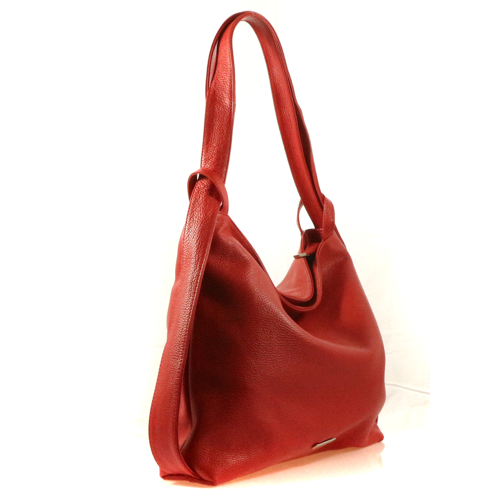 Manrico Aria Borsa a spalla trasormabile in zaino  Rosso scuro
