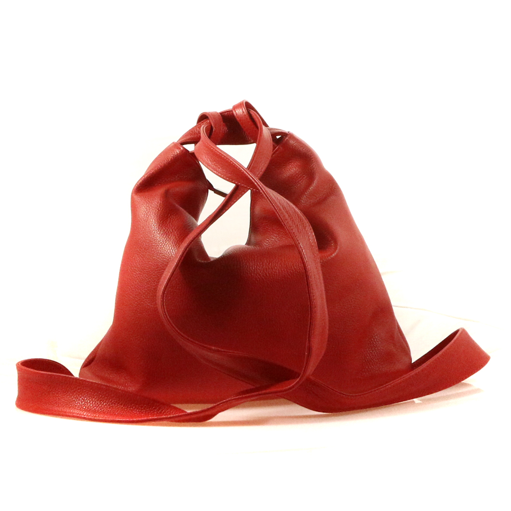 Manrico Aria Borsa a spalla trasormabile in zaino  Rosso scuro