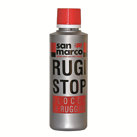 RUGISTOP Convertitore di ruggine per ferro, pronto all’uso; elimina la ruggine senza carteggio o spazzolatura. | San Marco