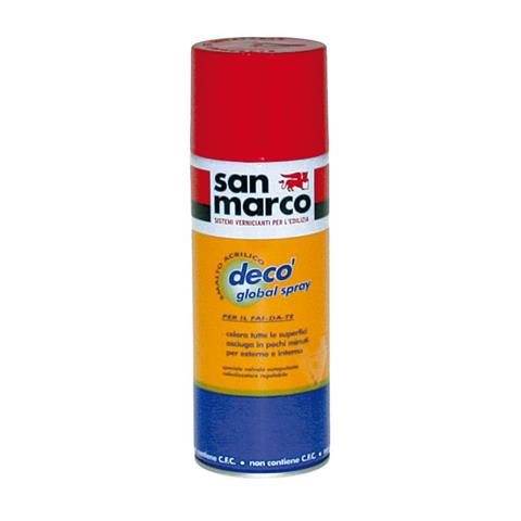 GLOBAL SPRAY COPRIMACCHIA per muro, copre ed elimina le macchie sulle pareti; da utilizzare prima della pittura. | San Marco