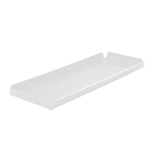 Plateau De Service Rectangulaire En Plexiglass Satiné Artefatti - 30x43x10cm - Neuf (Italie, 2024)