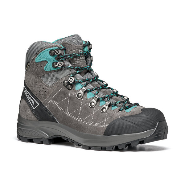 KAILASH TREK GTX WMN     -     On trails with full backpacks, waterproof     -     Titanium-Smoke-Lagoon