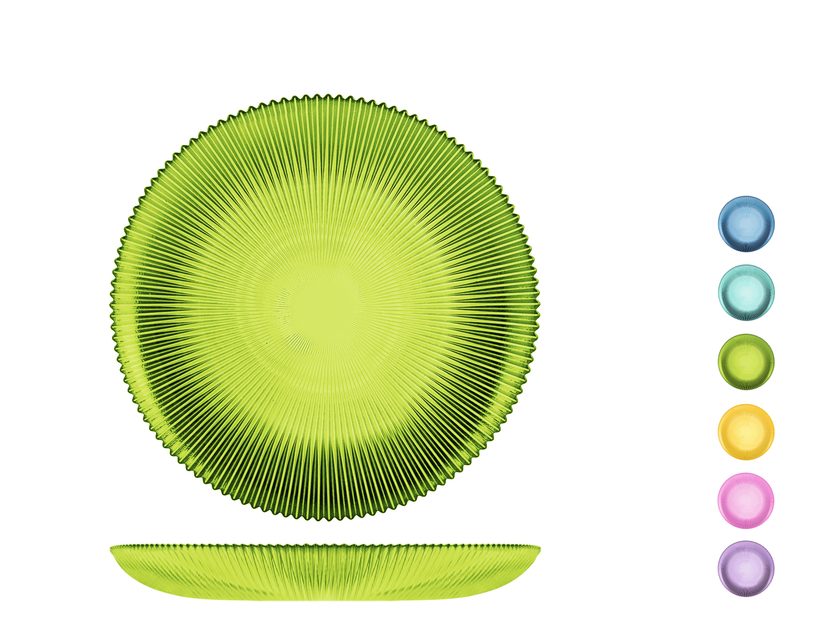 Set 6 Piatti Fondi H&h In Vetro Alabastro Bianco - Diametro 21 Cm, Lavabili In Lavastoviglie - Foto 12