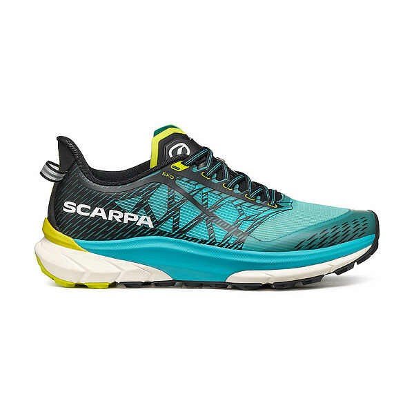 SPIN INFINITY GTX Blue-Orange trail running shoe SCARPA