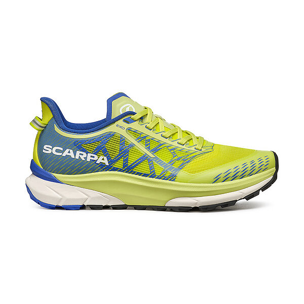 SPIN INFINITY GTX Blue-Orange trail running shoe SCARPA