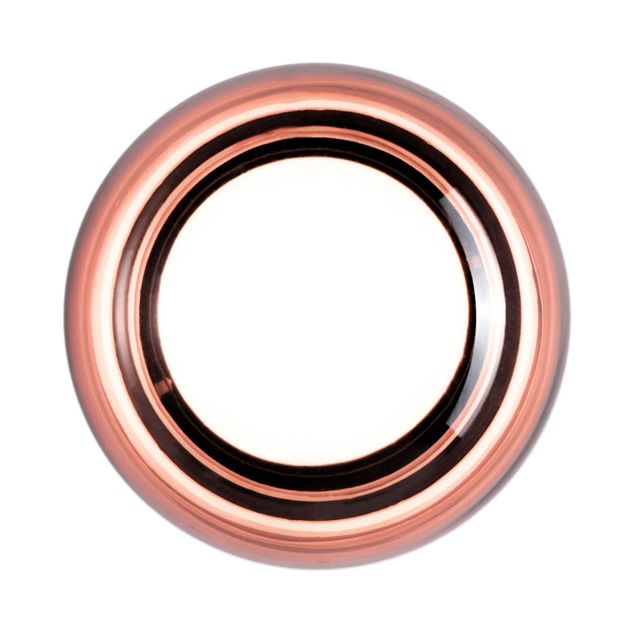 MODIGLIANI APPLIQUE BASE A LED INTEGRATO BIG NERO 16W 3000K DIMMERABILE + DIFFUSORE IN VETRO BIG ORO ROSA