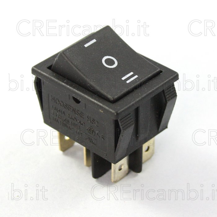 Commutatore Unipolare 12x27mm - 3 Faston - 10A - Spento In Posizione - Foto 10