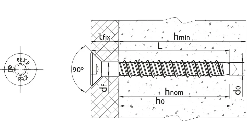 Viti Per Calcestruzzo Multi-Fix 7,5x150mm - Confezione Da 10, Testa TX Svasata Per Muratura E Legno - Foto 7