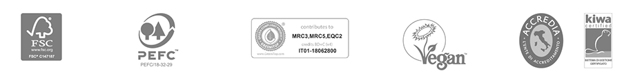 Loghi certificazioni MFDesign