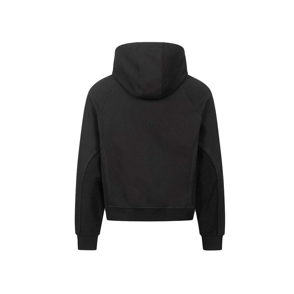 VICINITY Felpa Con Cappuccio Hoodie Inside Out Black 