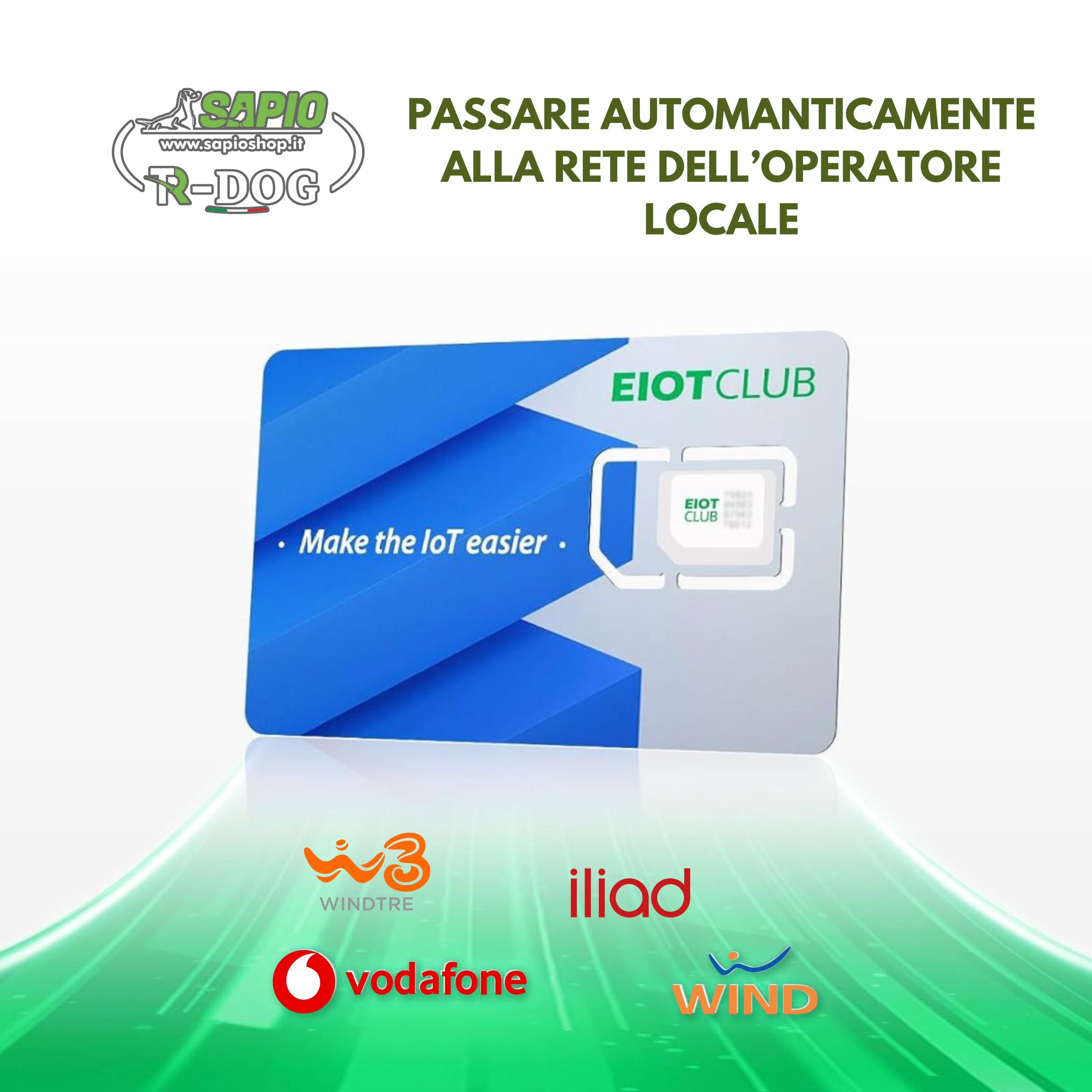 EIOTCLUB SIM Prepagata Per Telecamere 4G E Router – 500 MB Di Prova, Reti Vodafone/Wind/Iliad/WindTre, Senza Contratto E Senza Registrazione