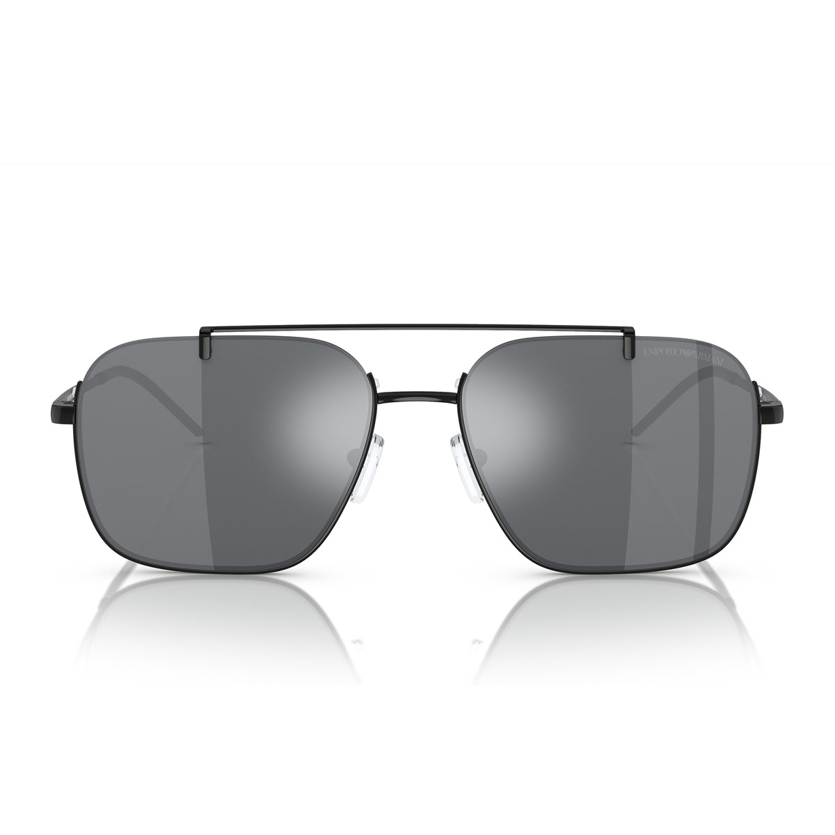 Occhiali Da Sole Square Unisex Con Lenti Sfumate E Montatura Oro/nero UV400