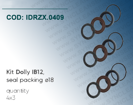 【0409 ！！】LISSAGE Kit Dolly Com12 (Cod. 5019.0037) IDROBASE (ZX.0409) for pompe LW-K