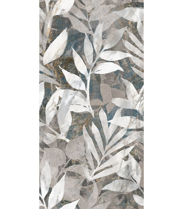 SAMPLE Decorative porcelain stoneware Majestic FOLIAGE 20x20cm