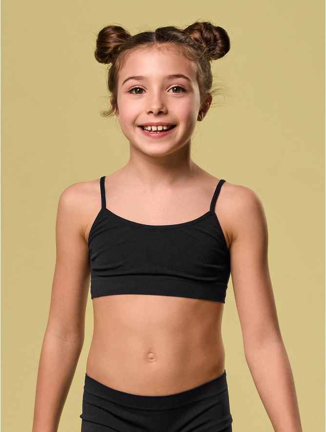 Completo Intimo Bambina Danza - Reggiseno E Pantaloncini In Microfibra, Taglie 4-14 Anni, Morbido Ed Elastico - Foto 7