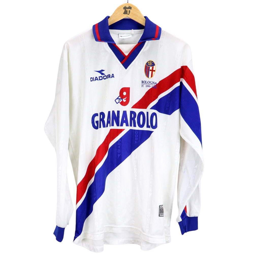 1999 00 Bologna Maglia 5 Marocchi Diadora Match Worn