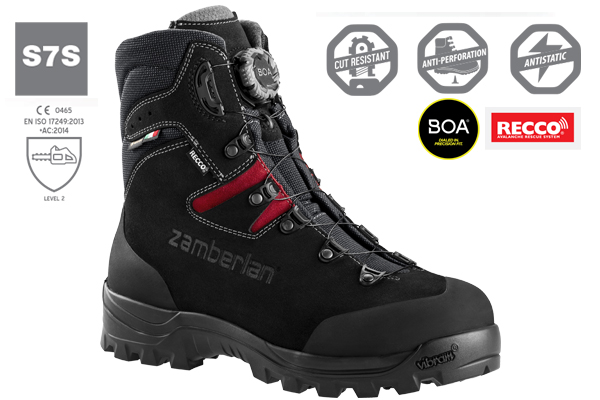 5013 DELIMBER GTX RR BOA S7S Black Men s Workboots Zamberlan Zamberlan