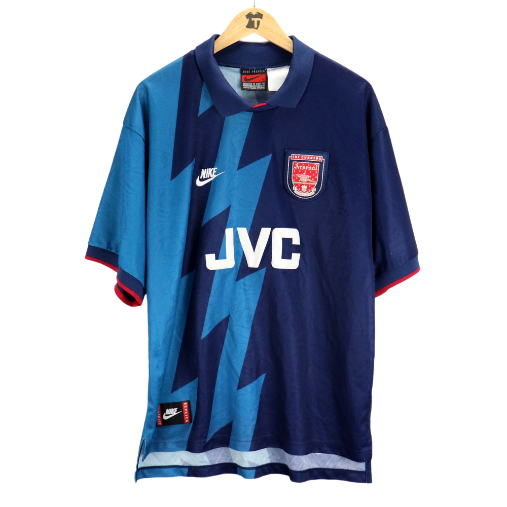 1995 96 Arsenal Nike Jvc Away Shirt XL