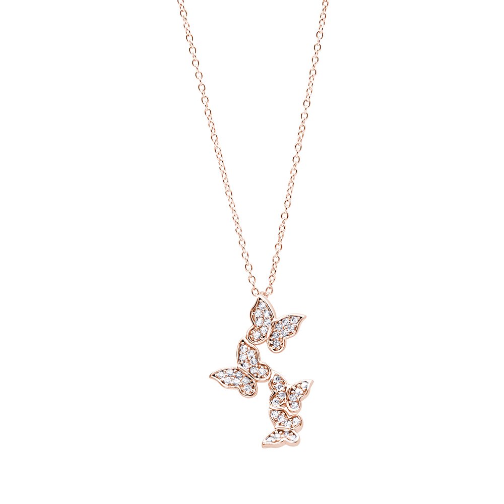 WINNICACA Collana Con Ciondolo Farfalla In Argento Sterling Per Donna, Gioiello Elegante